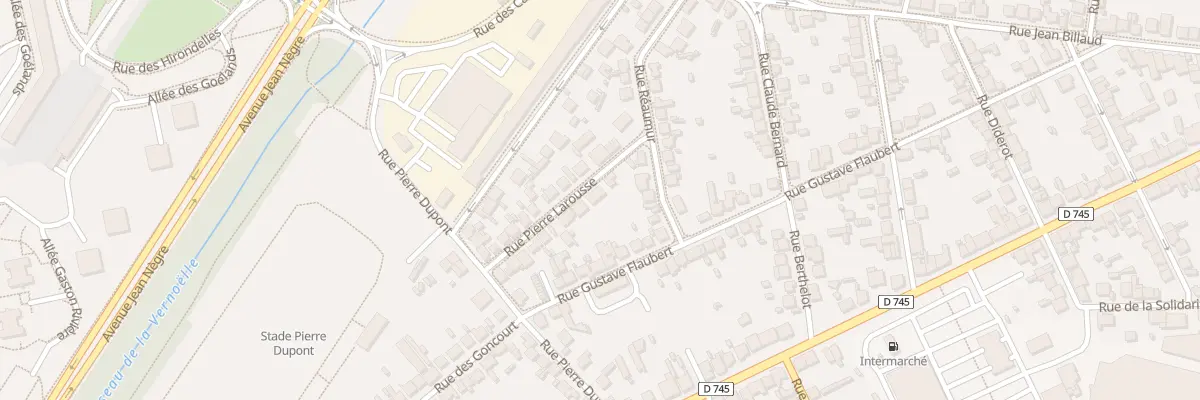 Plan du 7 Rue Pierre Larousse à Montluçon