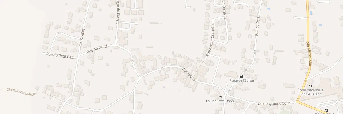 Plan du 22 Rue Grande à Savigny-le-Temple
