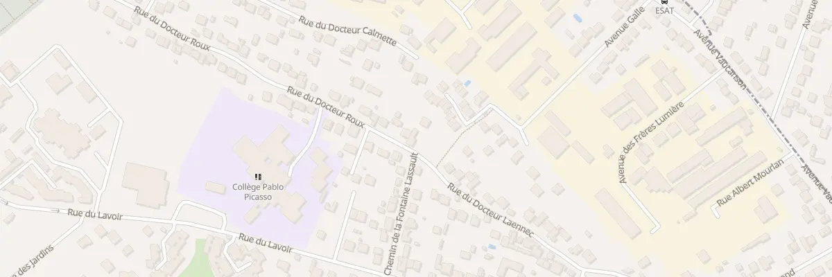 Plan du 75 Rue du Docteur Roux à Montfermeil