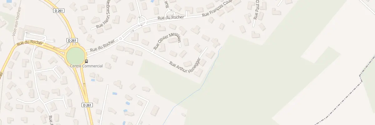 Plan du 4 Rue Arthur Honegger à Santeny
