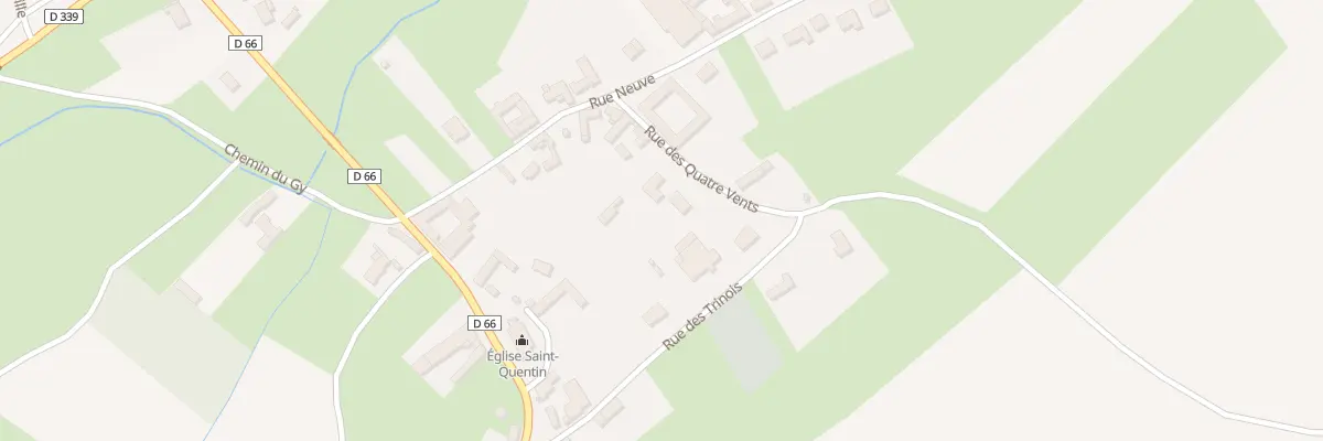 Plan du 6 Rue des Quatre Vents à Lattre-Saint-Quentin