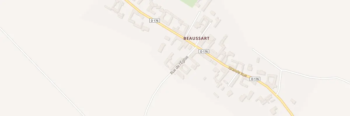 Plan du 1 Rue de l’Eglise à Mailly-Maillet