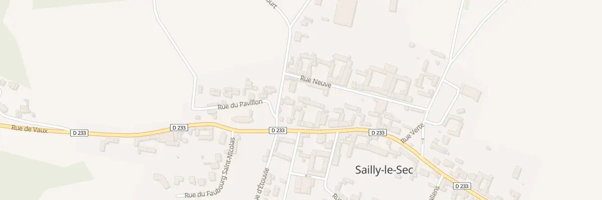 Plan du 2 Rue Neuve à Sailly-le-Sec