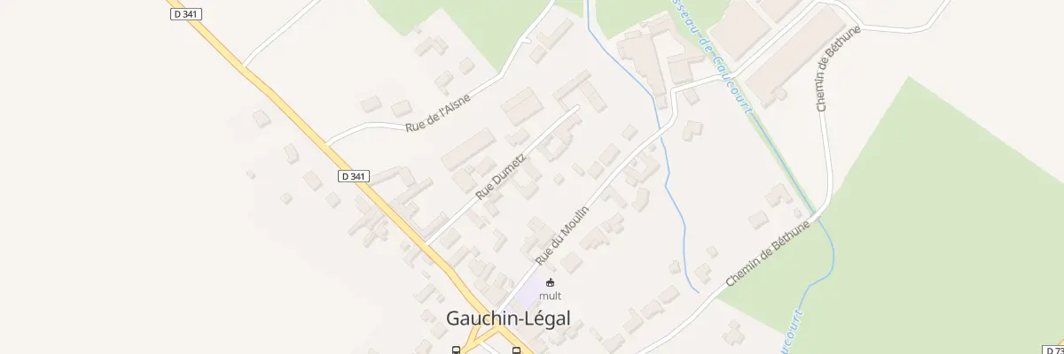 Plan du 112 Rue Dumetz à Gauchin-Légal