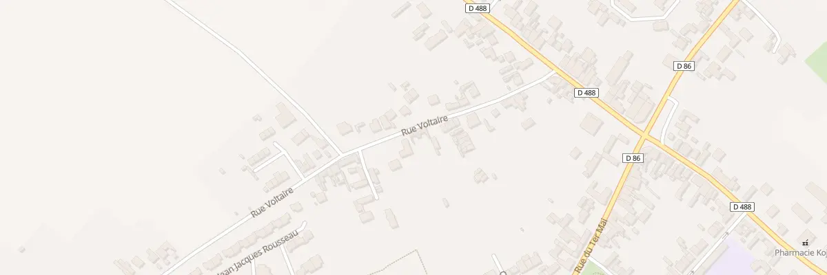 Plan du 41 Rue Voltaire à Haillicourt