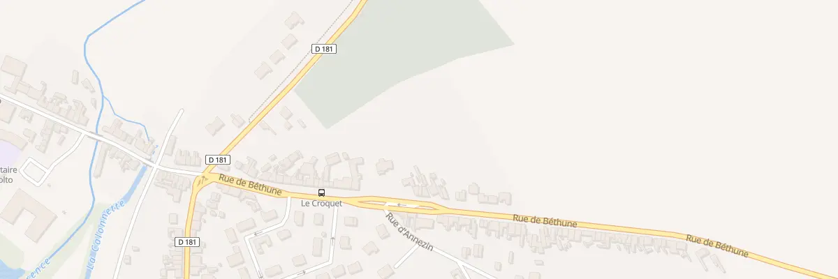 Plan du 267 Rue de Béthune à Chocques