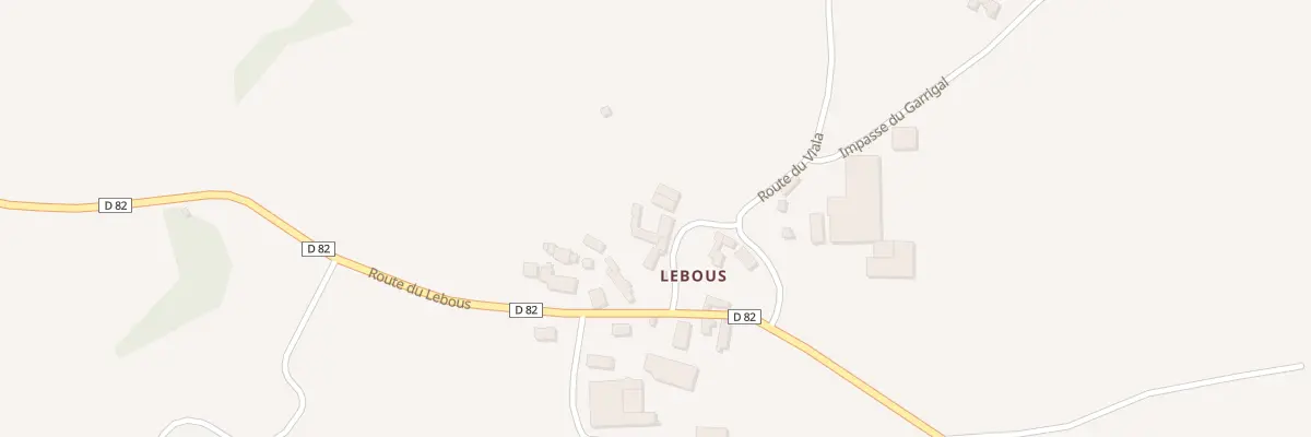 Plan du 5094 Le Lebous à Comps-la-Grand-Ville