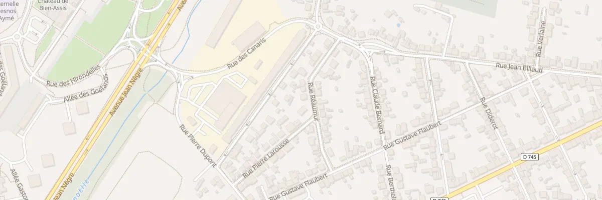 Plan du 13 Rue Réaumur à Montluçon