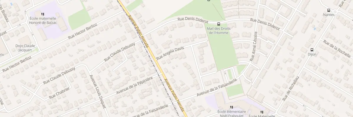 Plan du 7 Rue Angela Davis à Mitry-Mory