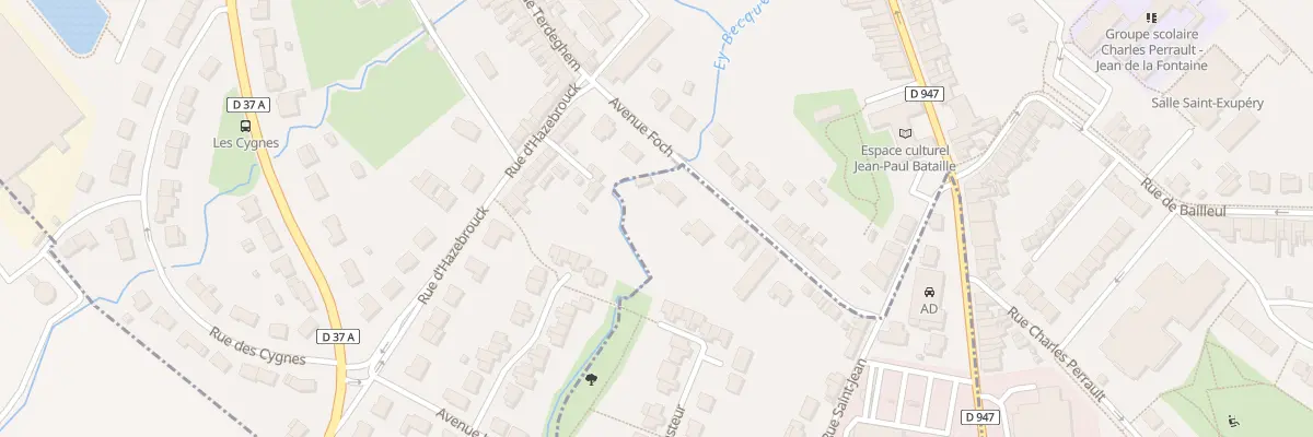 Plan du 165 Av Foch à Terdeghem