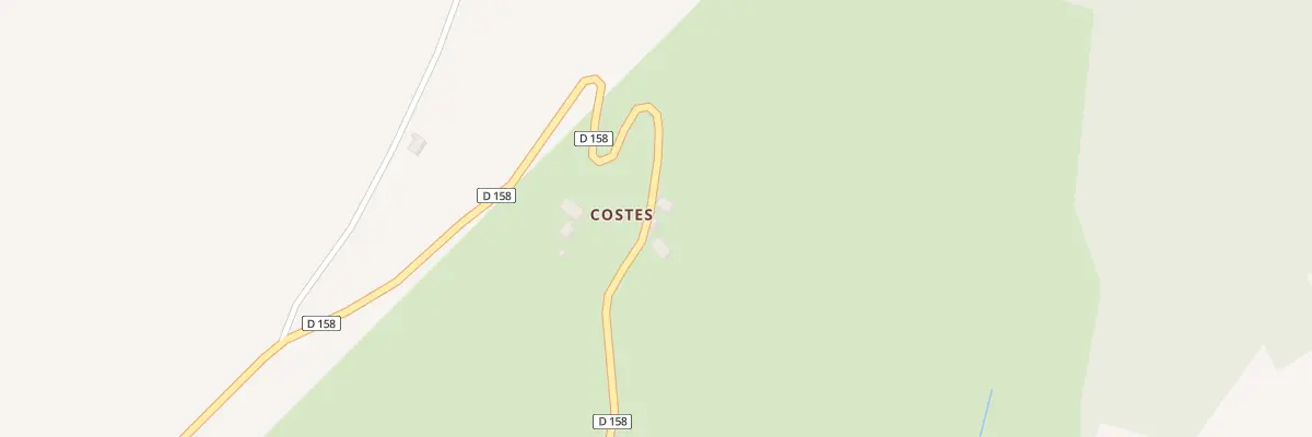 Plan du 1 Costes à Polminhac