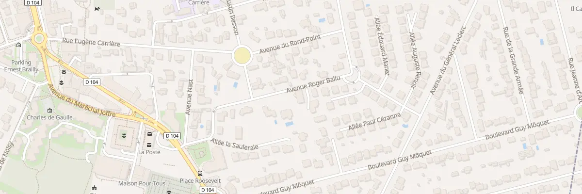 Plan du 8 Av Roger Ballu à Gournay-sur-Marne