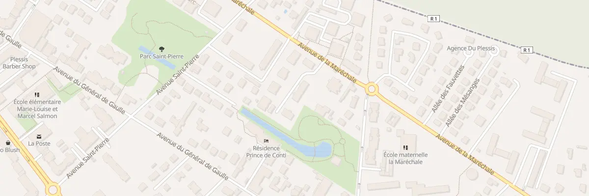 Plan du 180 Av de la Maréchale au Plessis-Trévise
