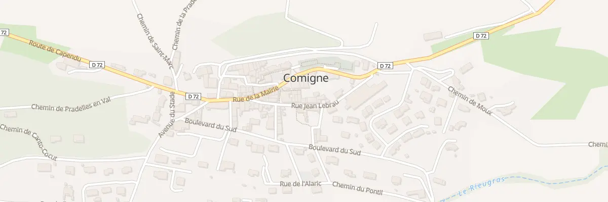 Plan du 16 Rue Jean Lebrau à Comigne