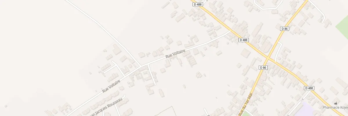 Plan du 37 Rue Voltaire à Haillicourt