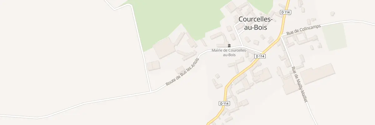 Plan du 5 Rte de Bus Les Artois à Courcelles-au-Bois
