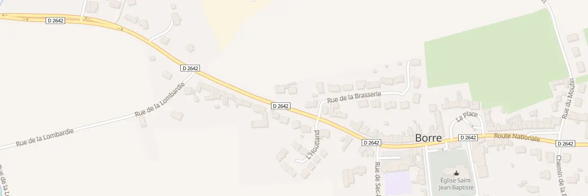 Plan du 1183 Rte Nationale à Borre