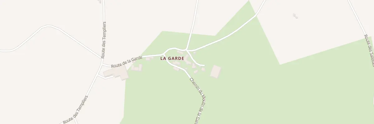 Plan du 5125 La Garde à Auriac-Lagast