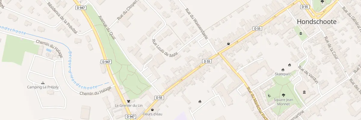 Plan du 74 Rue de la Libération à Hondschoote