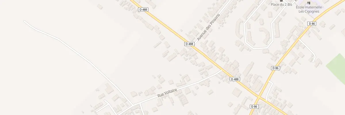 Plan du 23E Rue de la Libération à Haillicourt