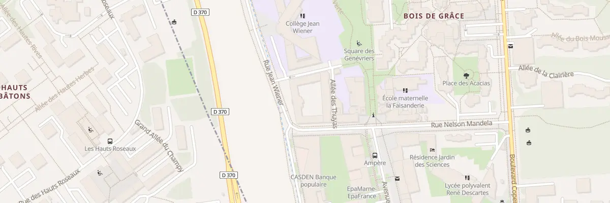 Plan du 7 Av Jean Wiener à Champs-sur-Marne