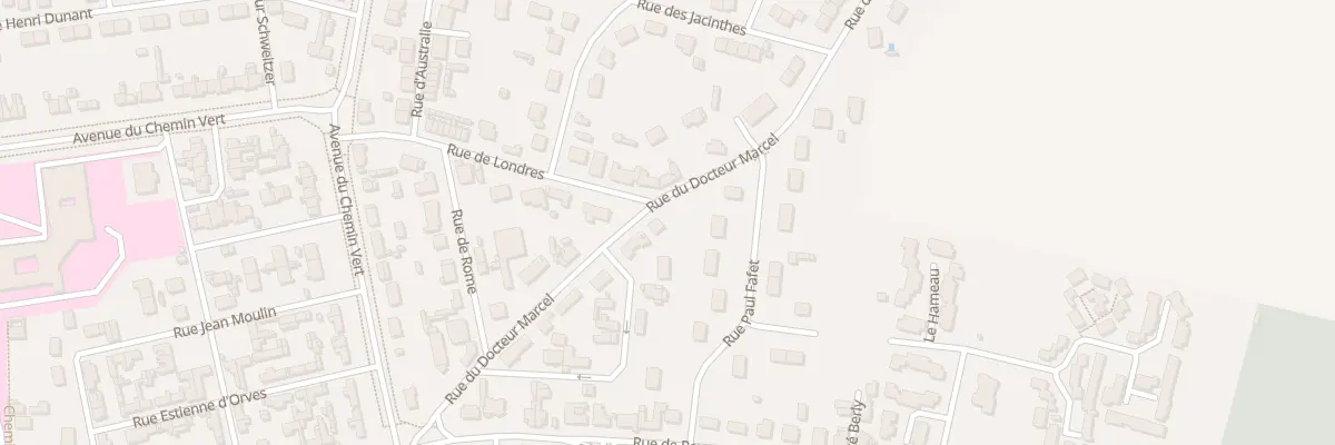 Plan du 208 Rue du Docteur Marcel à Montdidier