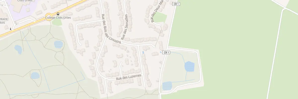 Plan du 22 Rue du Bois des Limosins à Combs-la-Ville