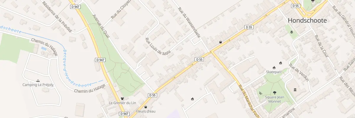 Plan du 72 Rue de la Libération à Hondschoote