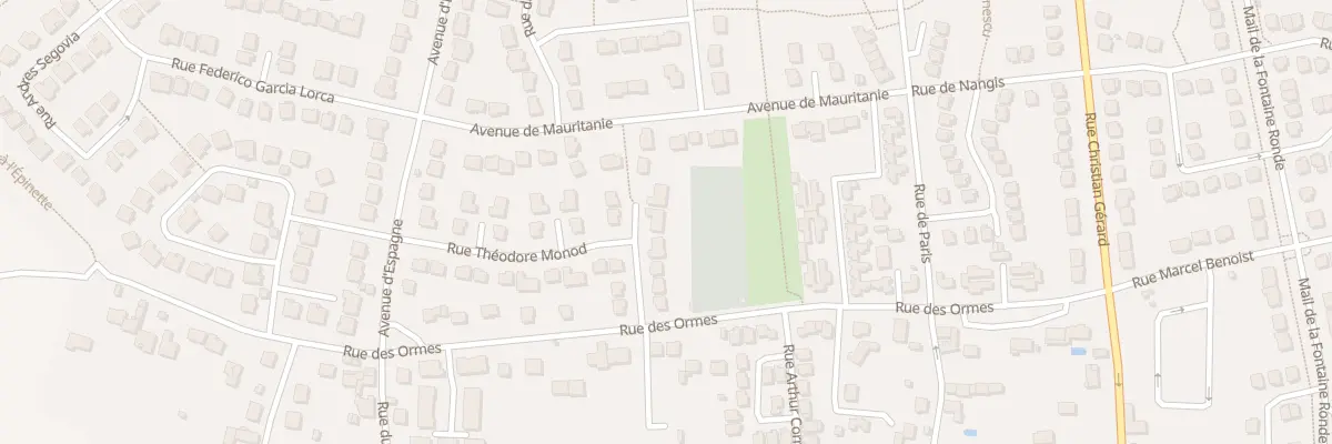 Plan du 10 Rue Théodore Monod à Savigny-le-Temple