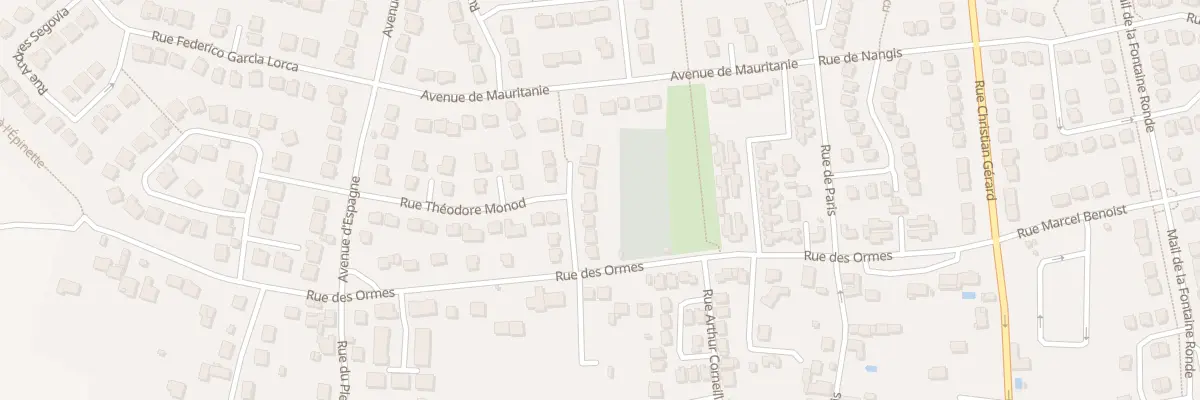 Plan du 8 Rue Théodore Monod à Savigny-le-Temple