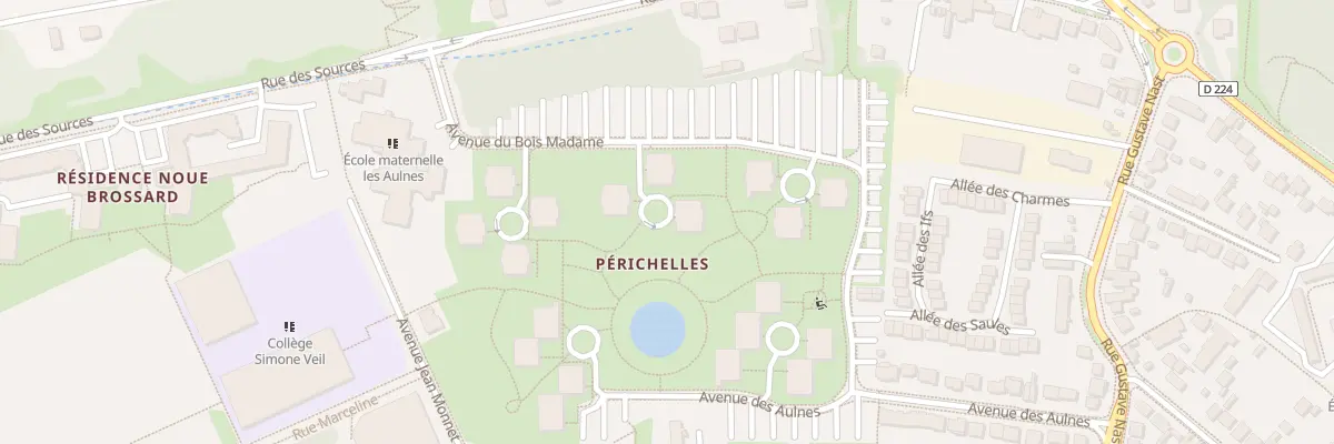 Plan du 1 Pl du Coteau à Chelles