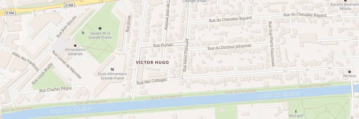 Plan du 40B Rue Henri Poincaré à Chelles