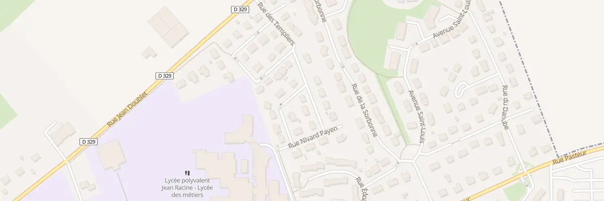 Plan du 5 Rue des Templiers à Montdidier