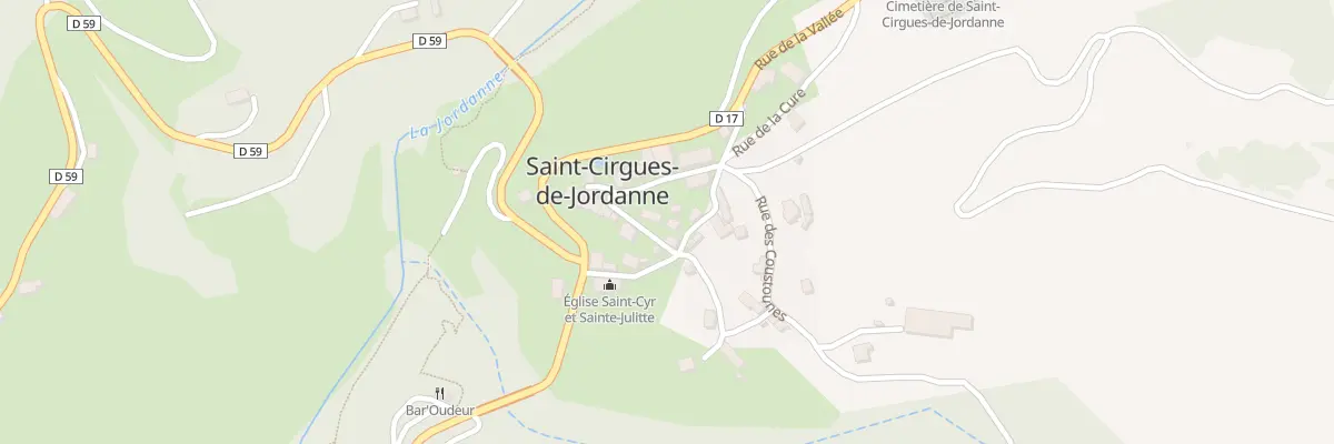 Plan du 1 Rue de l’Abbé Joseph Larousse à Saint-Cirgues-de-Jordanne
