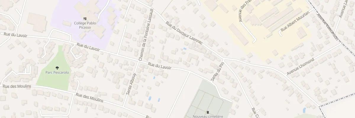 Plan du 95 Rue du Lavoir à Montfermeil