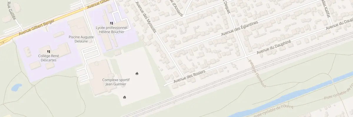 Plan du 1 Av des Eglantines à Tremblay-en-France