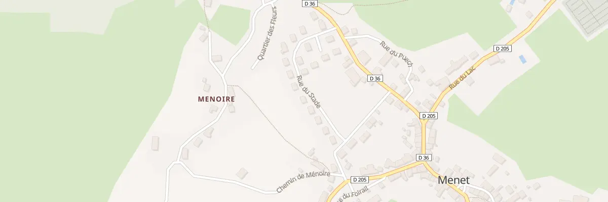 Plan du 21 Rue du Stade à Menet