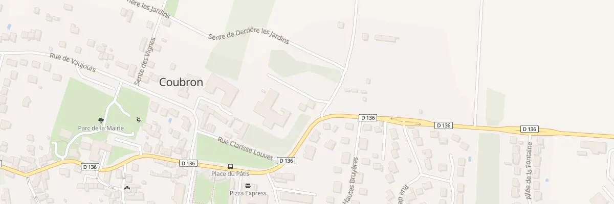 Plan du 3 Che de Montauban à Coubron