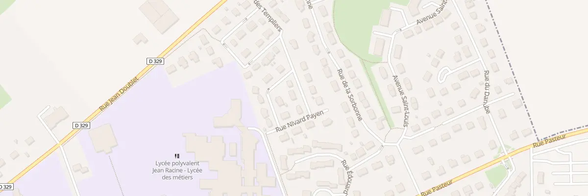 Plan du 7 Rue des Templiers à Montdidier