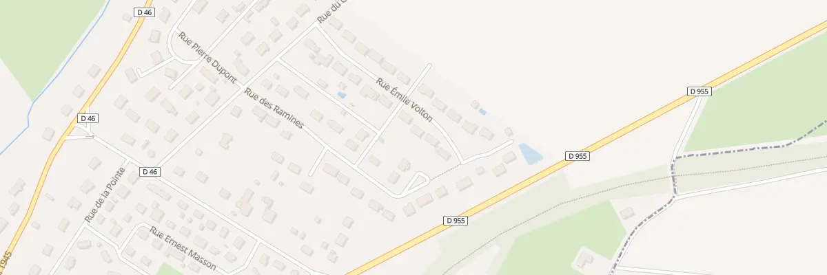 Plan du 16 Rue Emile Volton aux Aix-d’Angillon