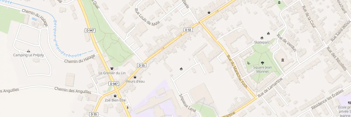 Plan du 59 Rue de la Libération à Hondschoote