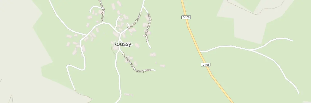 Plan du 5025 Roussy à Vezels-Roussy