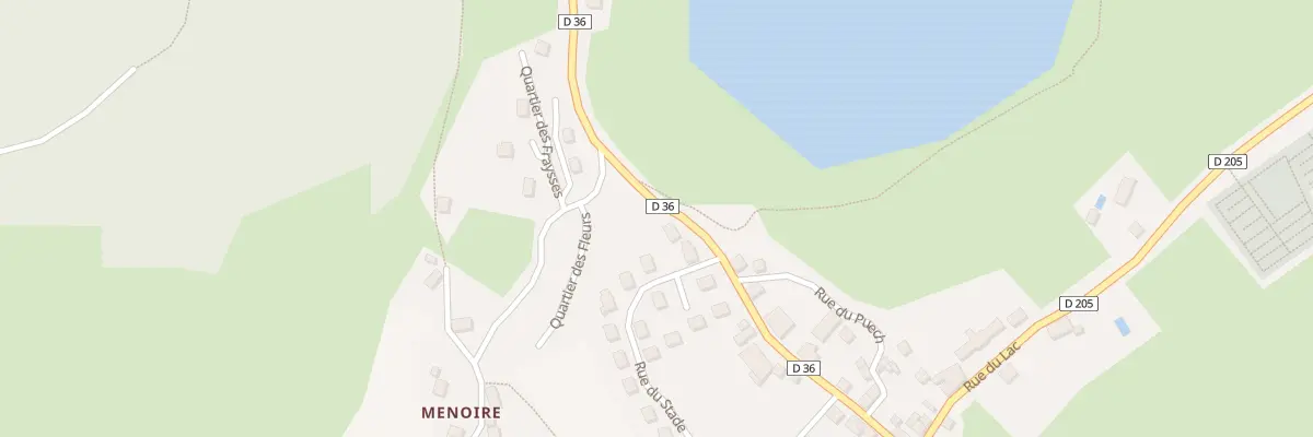 Plan du 11 Rue des Carriers à Menet