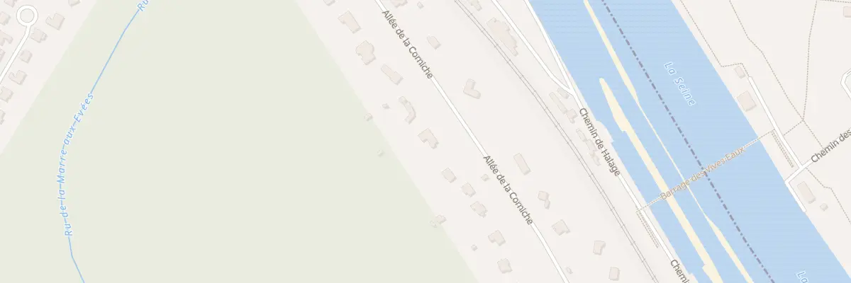 Plan du 18 All de la Corniche à Boissise-le-Roi