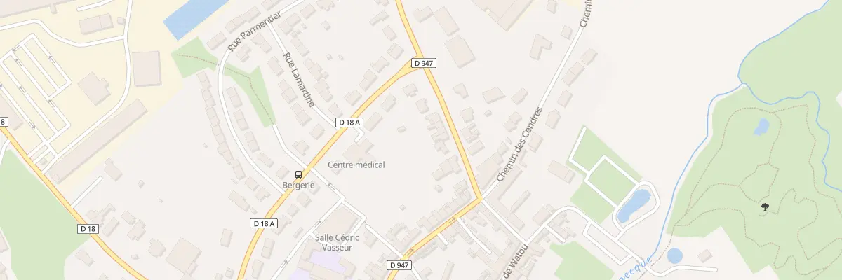 Plan du 25 Rte d’Hondschoote à Steenvoorde