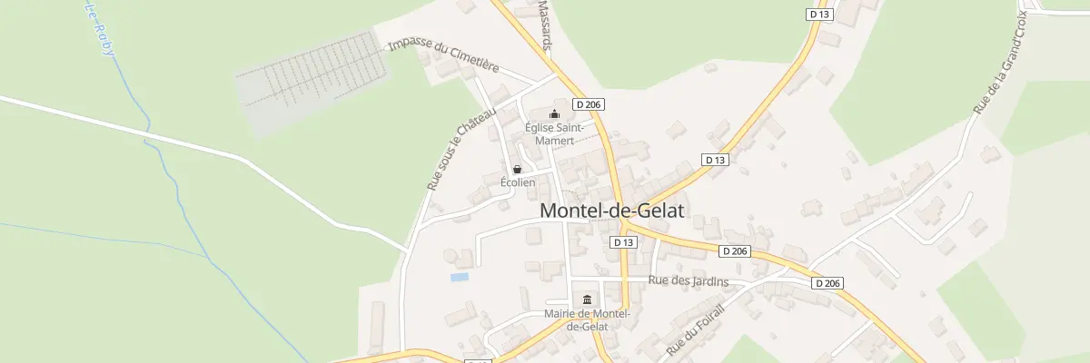 Plan du 11 Pl de l’Église à Montel-de-Gelat