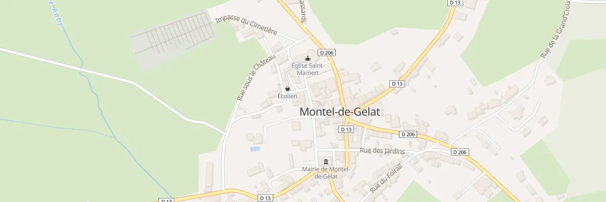 Plan du 9 Pl de l’Église à Montel-de-Gelat
