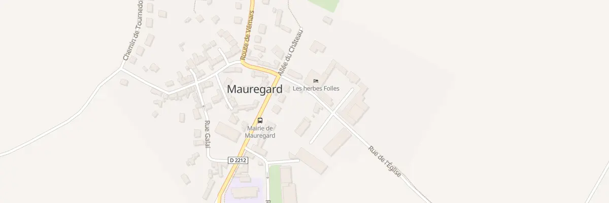 Plan du 8 Rue de l’Eglise à Mauregard