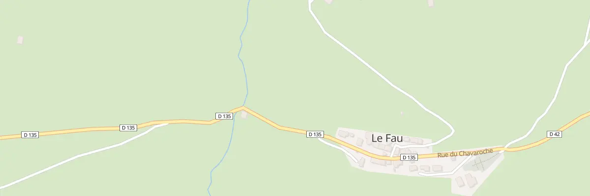 Plan du 6005 Le Bourg au Fau
