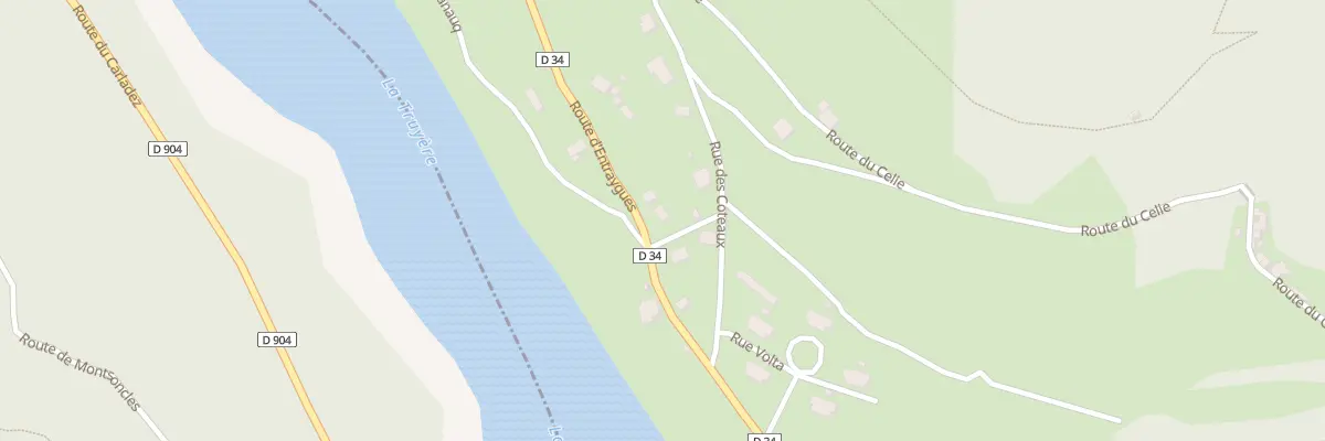 Plan du 522 Rte d’Entraygues à Campouriez